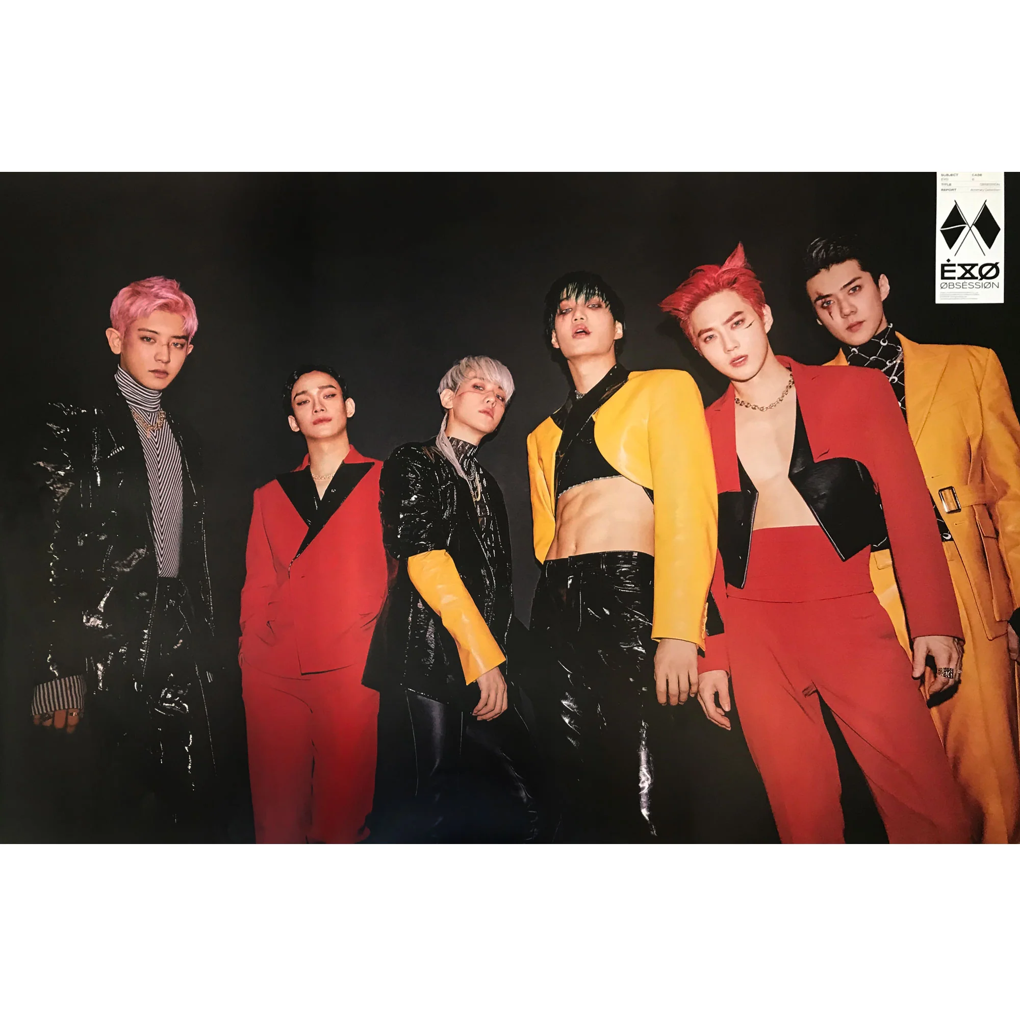 엑소 | EXO | 6TH KIT ALBUM [ OBSESSION ] | (KIHNO - B VER.) POSTER ONLY