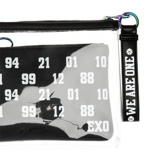 엑소 | EXO [ WE ARE ONE ] CLUTCH WITH LEATHER POUCH + WRIST STRAP - Image 2