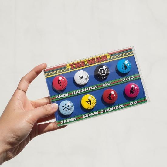 엑소 | EXO [ THE POWER OF MUSIC ] PIN BUTTON SET