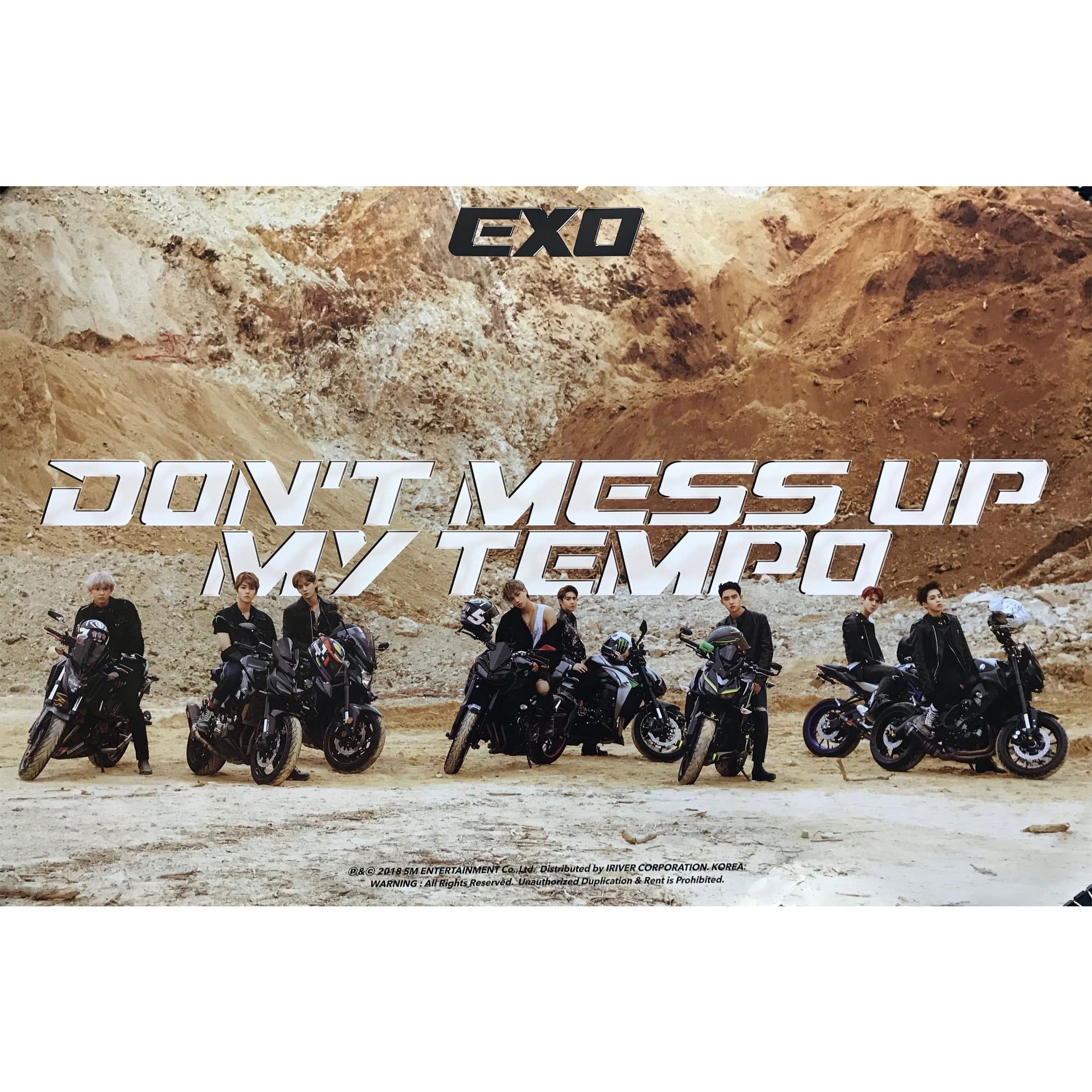 엑소 | EXO | 5TH ALBUM [ DON'T MESS UP MY TEMPO ] | POSTER ONLY - Image 2