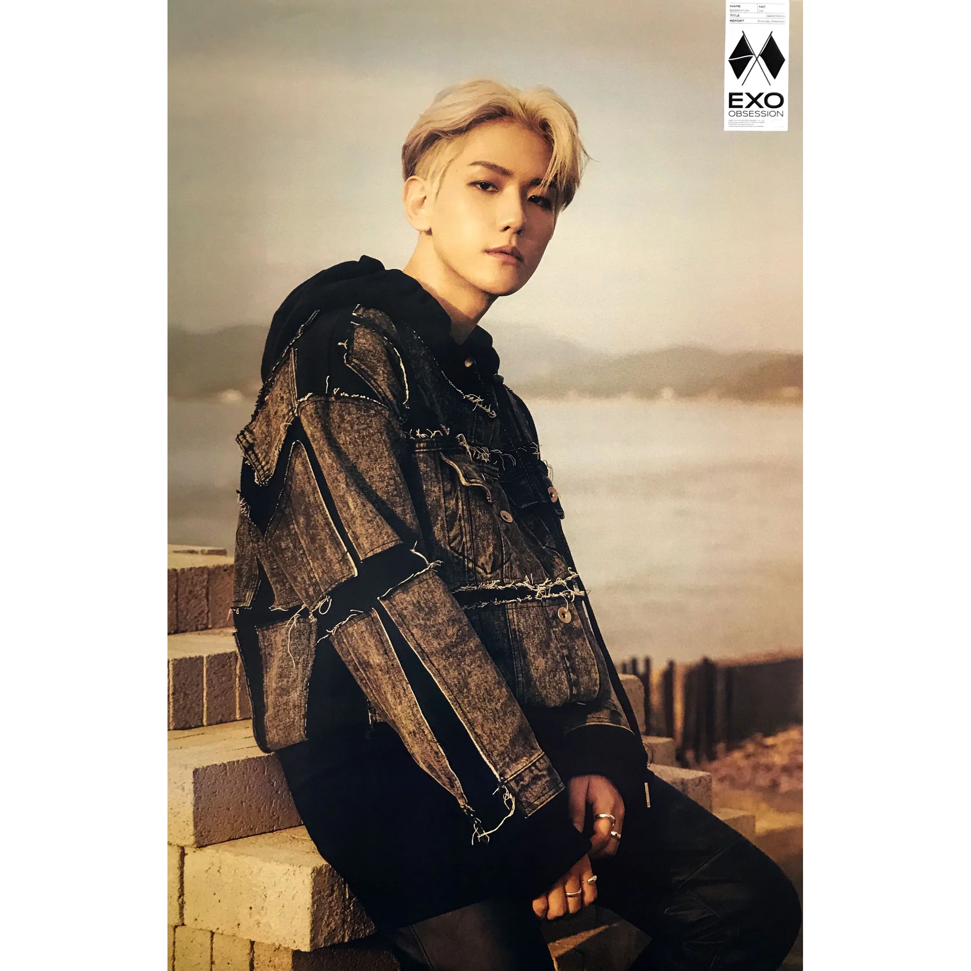 엑소 | EXO | 6TH ALBUM [ OBSESSION ] | (EXO - BAEKHYUN VER.) POSTER ONLY