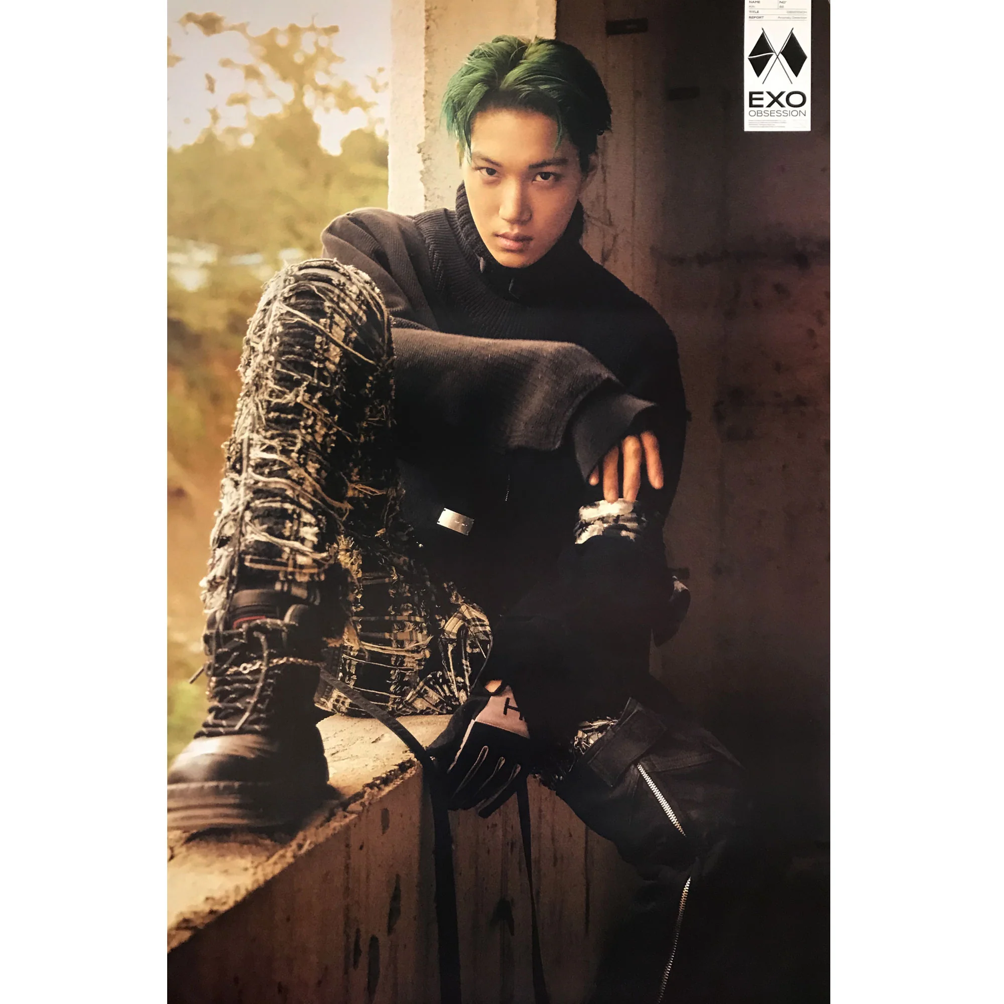엑소 | EXO | 6TH ALBUM [ OBSESSION ] | (EXO - KAI VER.) POSTER ONLY