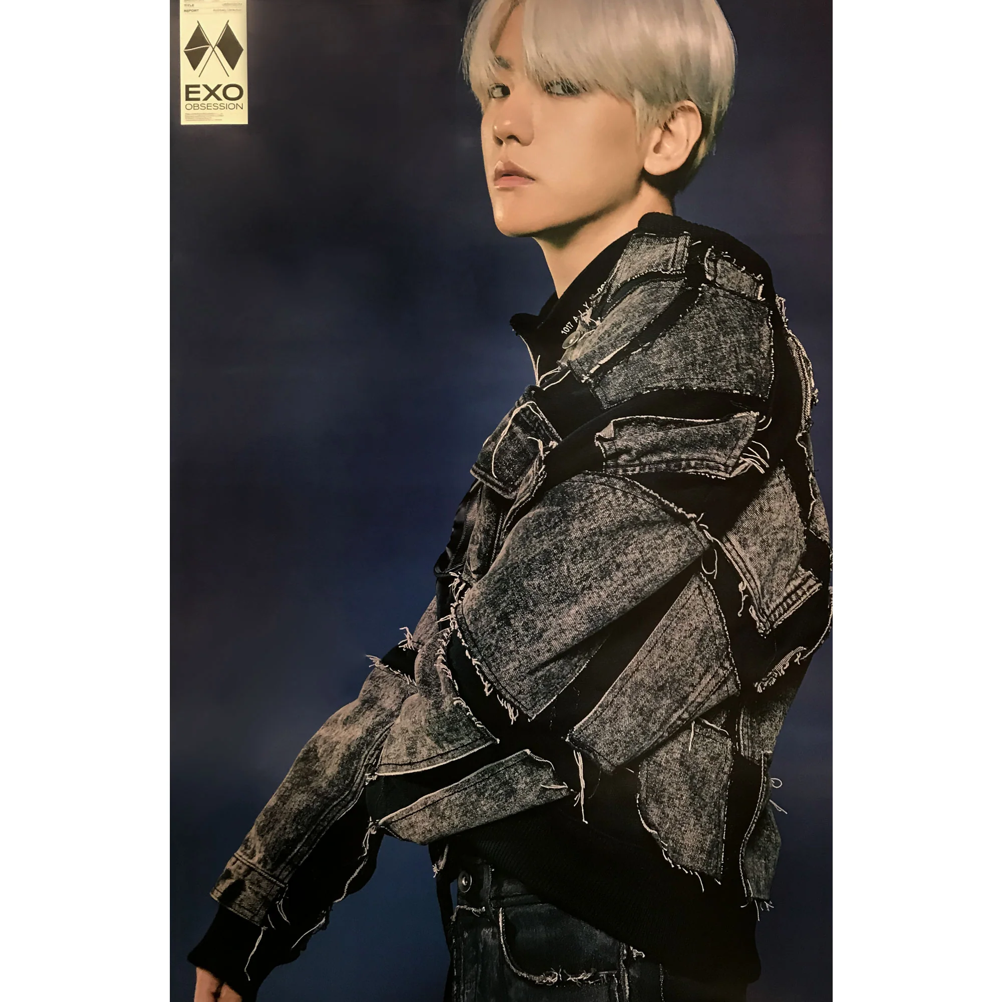 엑소 | EXO | 6TH ALBUM [ OBSESSION ] | (OBSESSION - BAEKHYUN VER.) POSTER ONLY