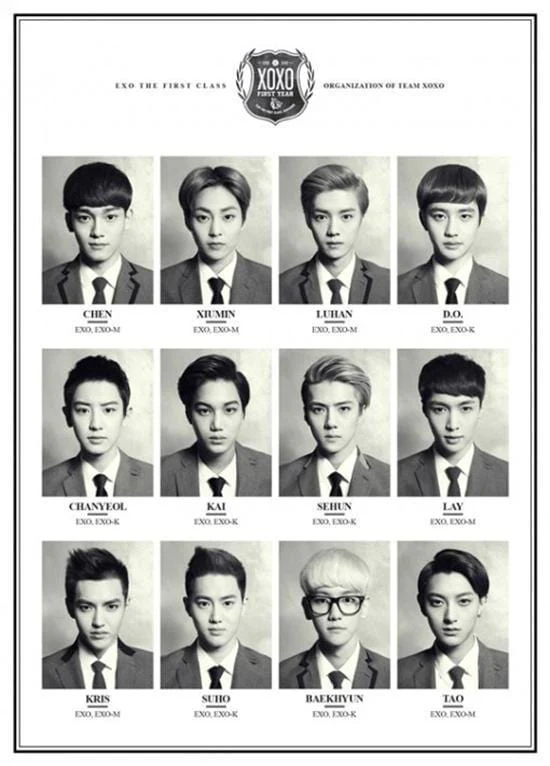 엑소 | EXO | 1ST ALBUM [ XOXO - KISS & HUG ] | (VERITICAL VER.) POSTER ONLY