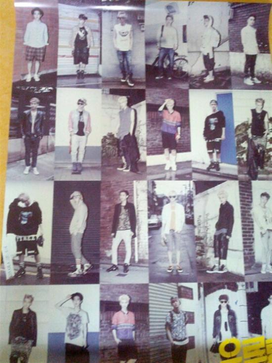 엑소 | EXO | 1ST ALBUM REPACKAGE [ XOXO - GROWL ] | POSTER ONLY