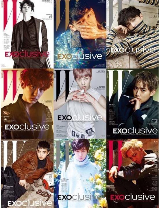 더블유 | W KOREA 2016-7 [ EXO - EXOCLUSIVE ] RANDOM COVER