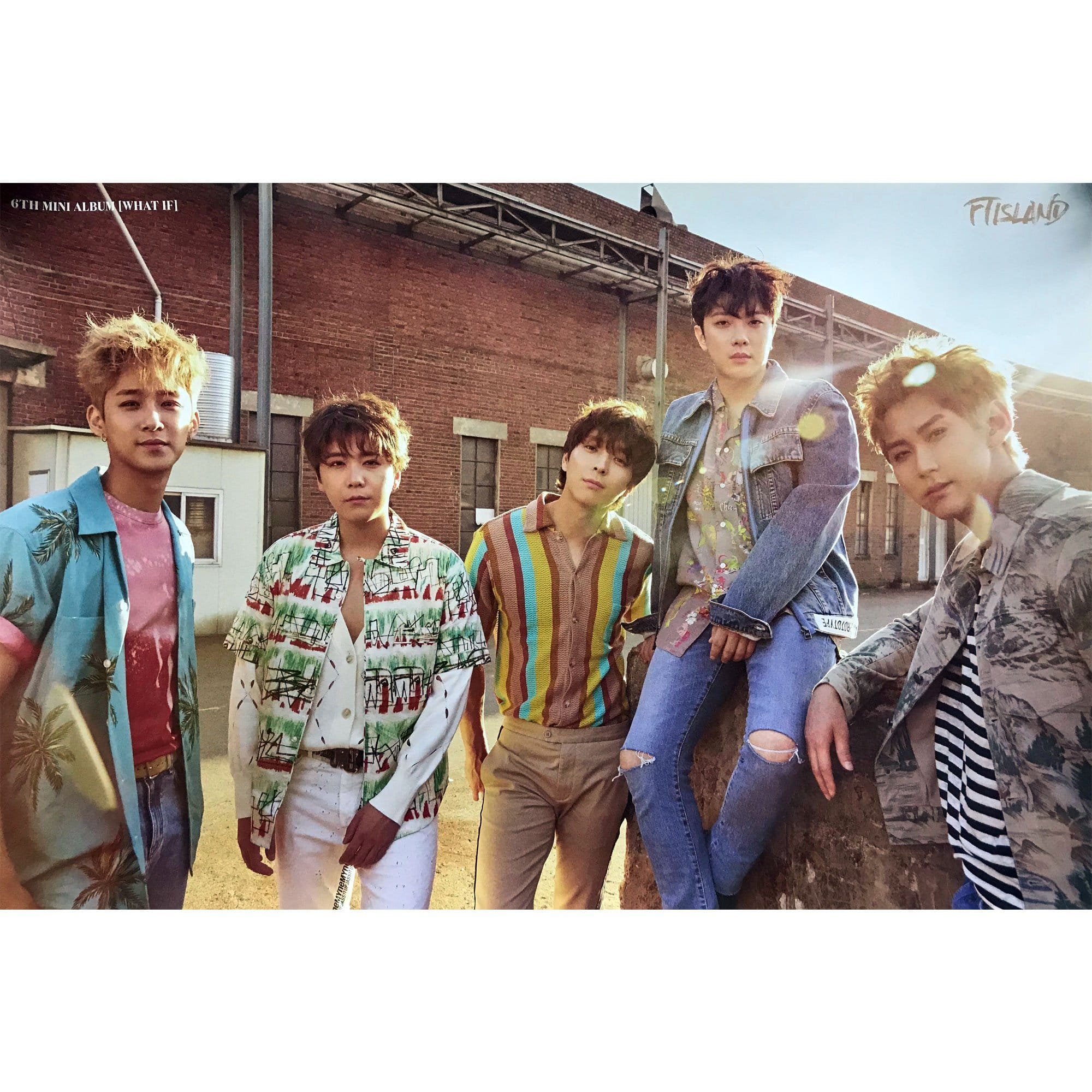 에프티 아일랜드 | F.T. ISLAND | 6TH MINI ALBUM [ WHAT IF ] |  POSTER ONLY