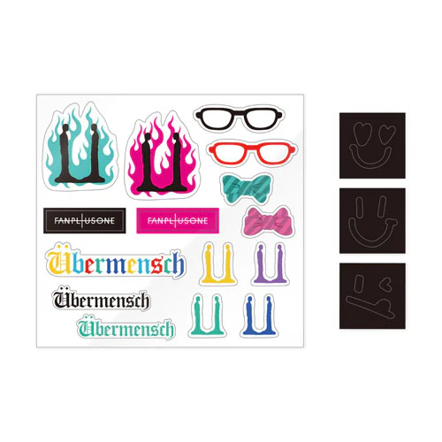 G-DRAGON [ LIGHT STICK DECO STICKER SET ] Übermensch 2025 WORLD TOUR IN KOREA MD