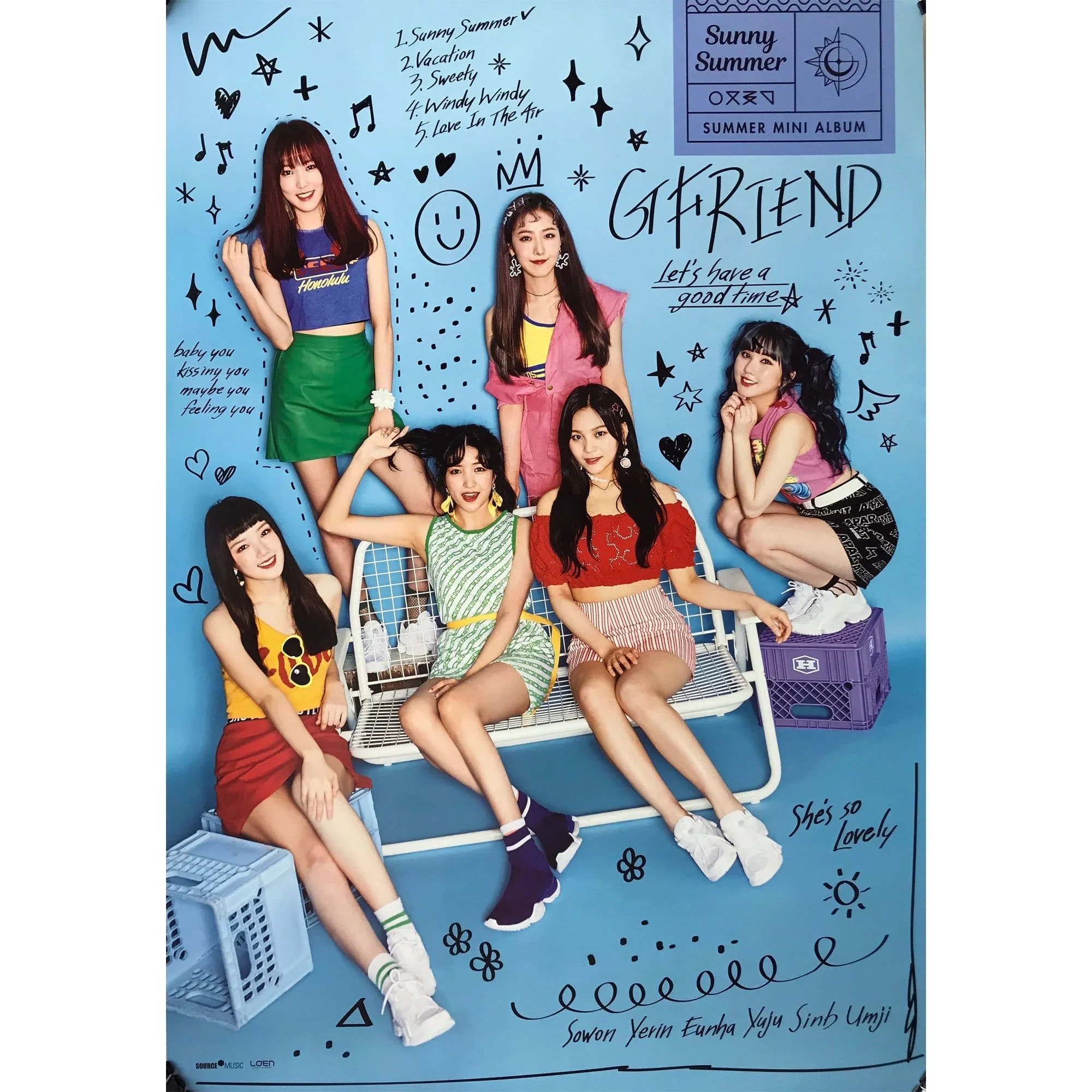 여자친구 | GFRIEND | SPECIAL SUMMER ALBUM [ SUNNY SUMMER ] | POSTER ONLY - Image 2