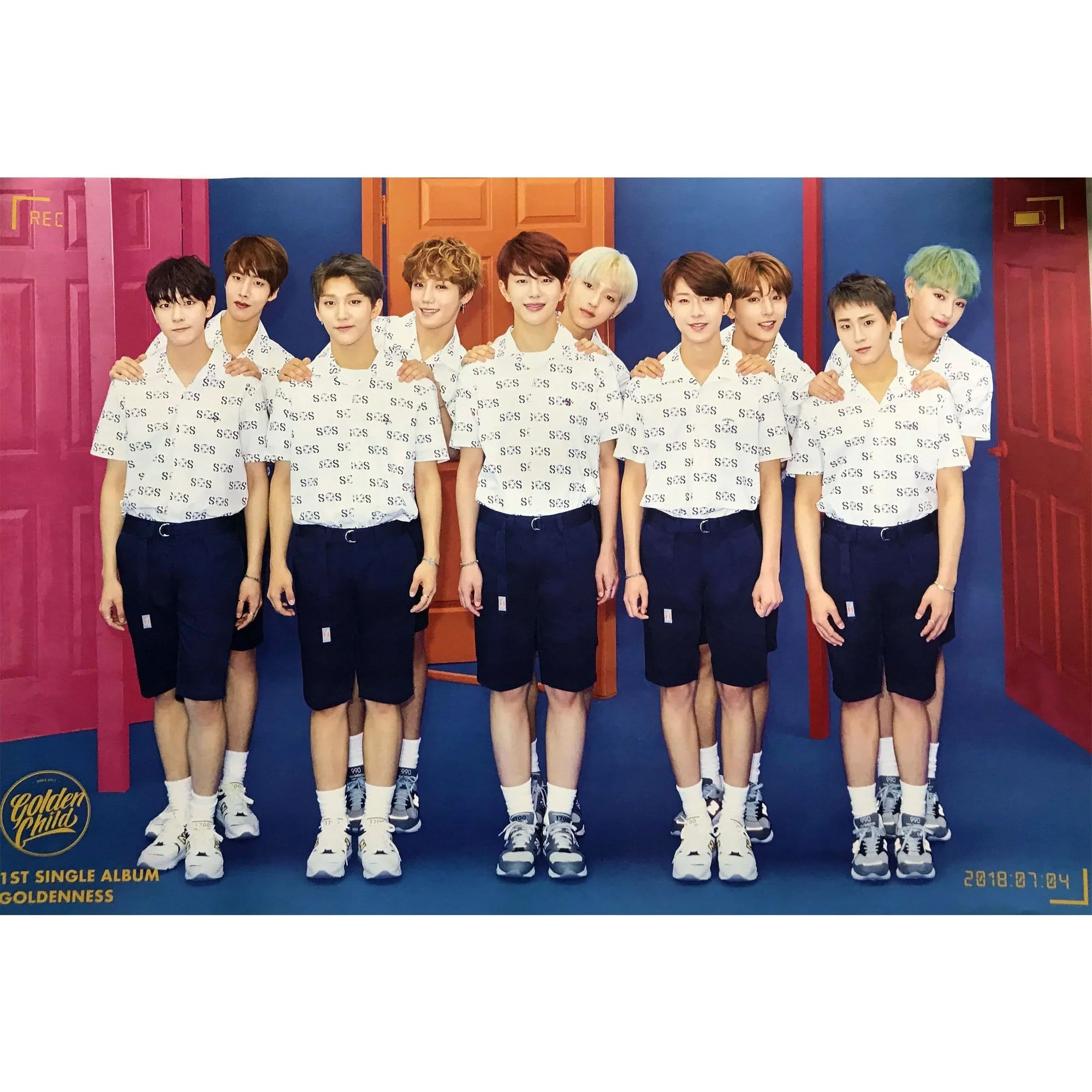 골든차일드 | GOLDEN CHILD | 1ST SINGLE ALBUM [ GOLDENNESS ] | POSTER ONLY