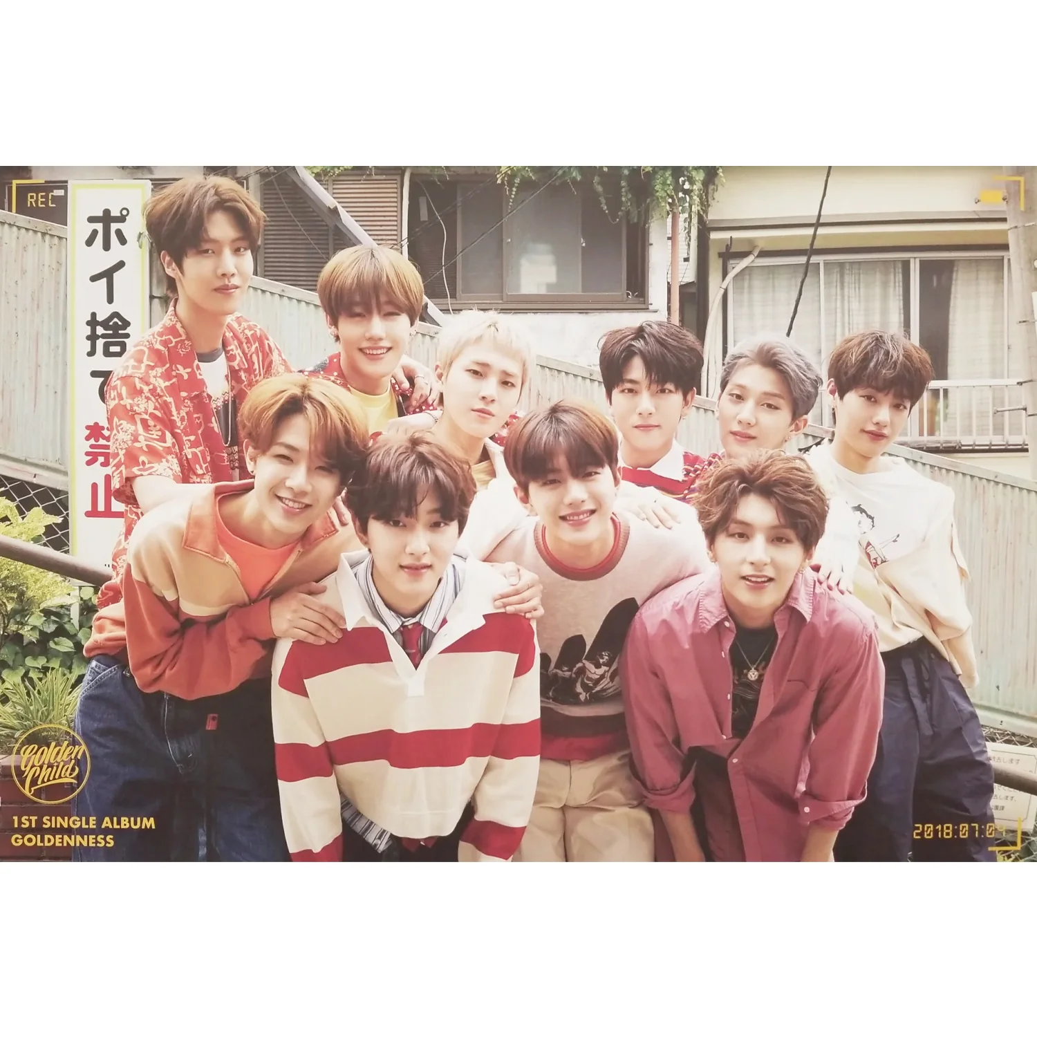 골든차일드 | GOLDEN CHILD | 1ST SINGLE ALBUM [ GOLDENNESS ] | POSTER ONLY - Image 2