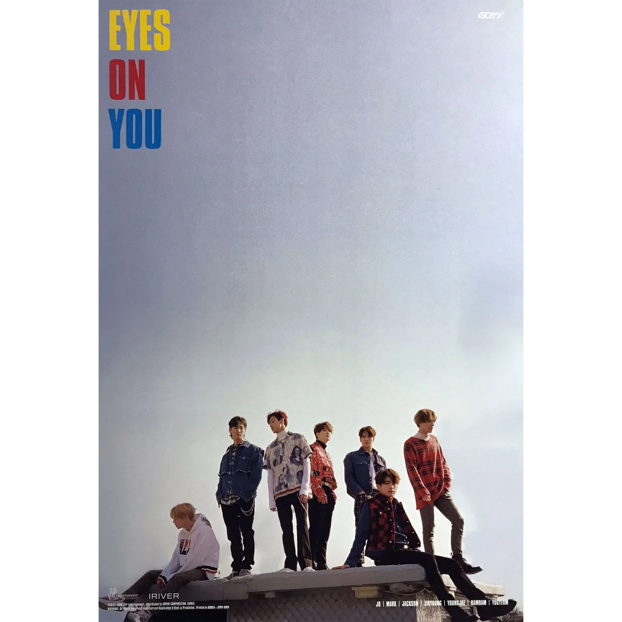 갓세븐 | GOT7 | 7TH MINI ALBUM [ EYES ON YOU ] | POSTER ONLY - Image 2