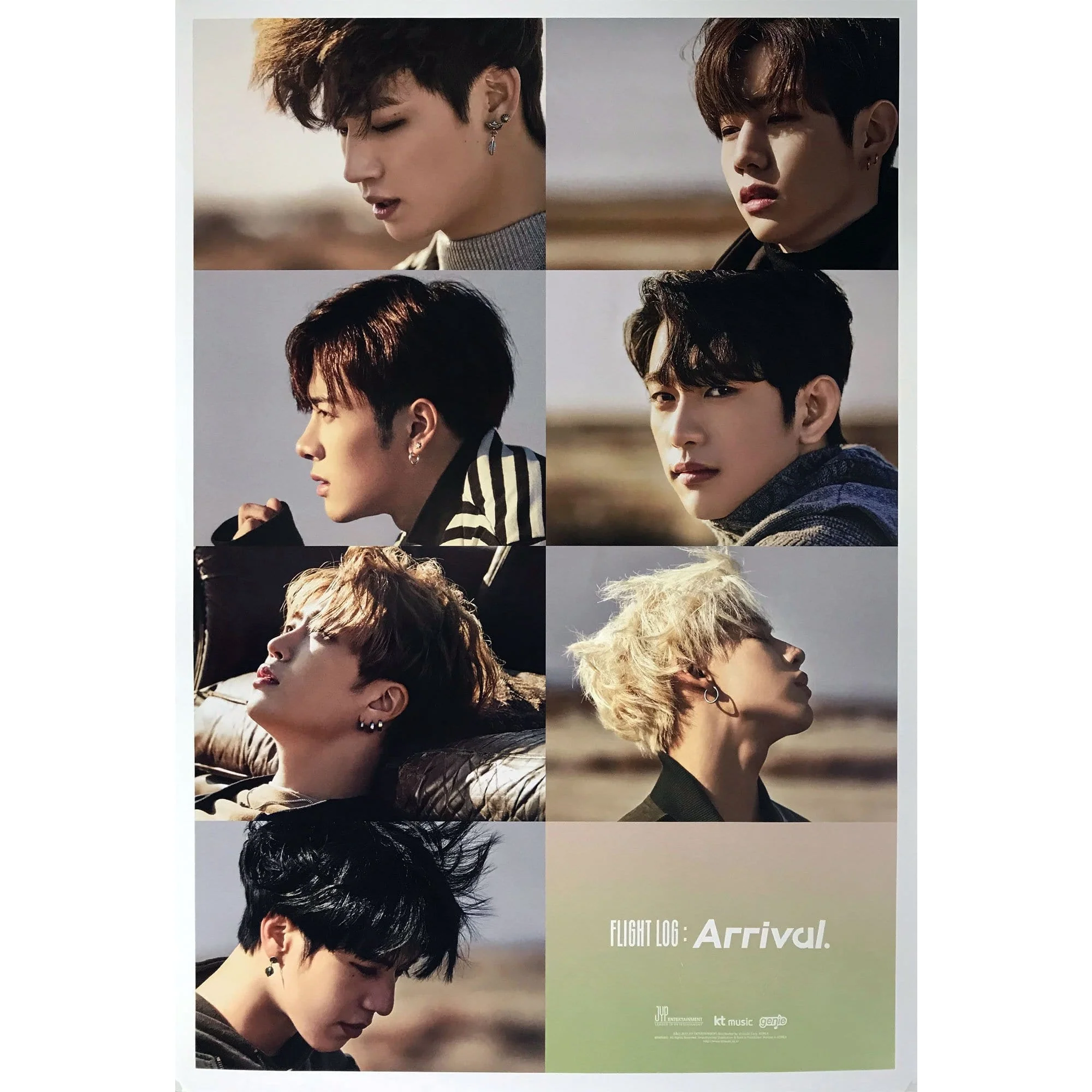 갓세븐 | GOT7 | 6TH MINI ALBUM [ FLIGHT LOG: ARRIVAL ] | POSTER ONLY