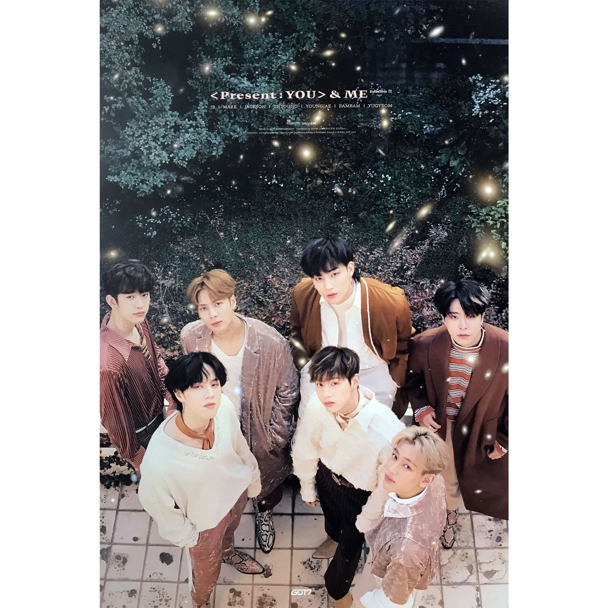 갓세븐 | GOT7 | 3RD ALBUM REPACKAGE [ PRESENT: YOU & ME ] | POSTER ONLY - Image 3