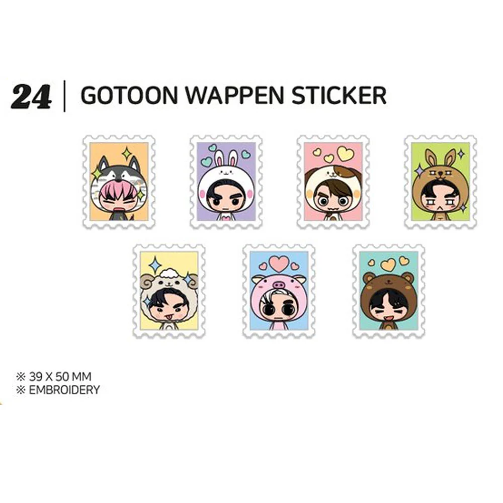 갓세븐 | GOT7 [ GOTOON BY GOT7 SUMMER STORE ] WAPPEN STICKER