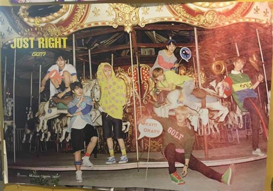 갓세븐 | GOT7 | 3RD MINI ALBUM [ JUST RIGHT ] | (A VER.) POSTER ONLY