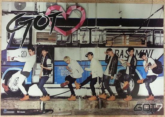갓세븐 | GOT7 | 2ND MINI ALBUM [ GOT♡ ] | (A VER.) POSTER ONLY