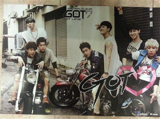 갓세븐 | GOT7 | 2ND MINI ALBUM [ GOT♡ ] | (B VER.) POSTER ONLY