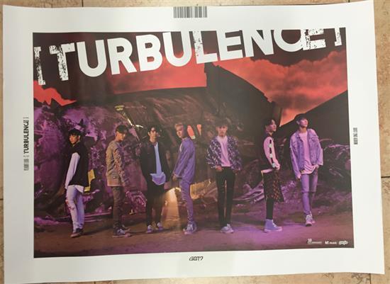 갓세븐 | GOT7 | 2ND ALBUM [ FLIGHT LOG: TURBULENCE ] | (A VER.) POSTER ONLY