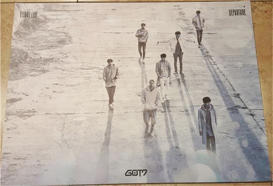 갓세븐 | GOT7 | 5TH MINI ALBUM [ FLIGHT LOG: DEPARTURE ] | (A VER.) POSTER ONLY