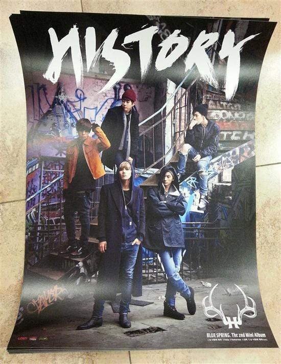 히스토리 | HISTORY | 2ND MINI ALBUM [ BLUE SPRING ] | POSTER ONLY