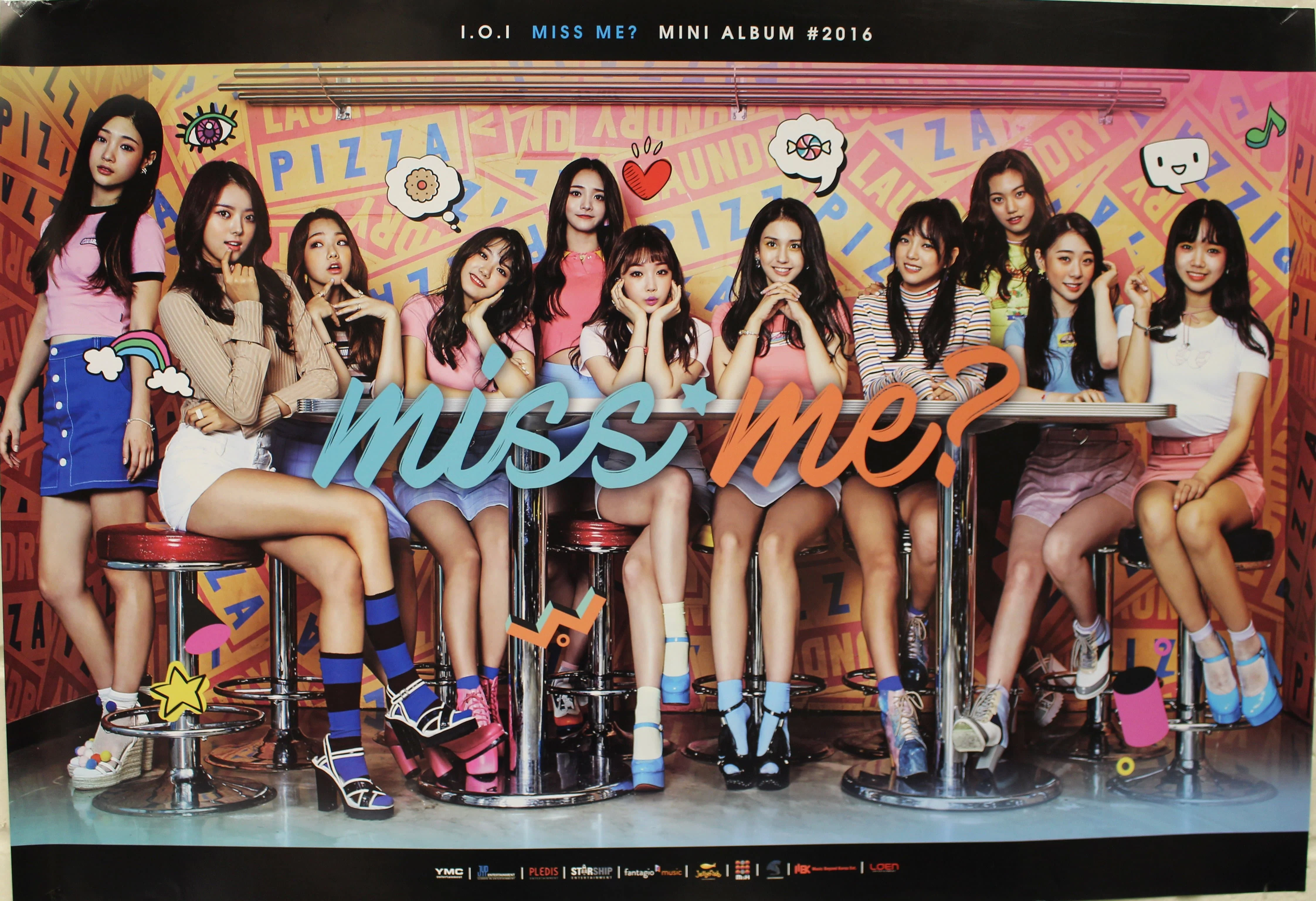 아이오아이 | I.O.I | 2ND MINI ALBUM [ MISS ME? ] | (COVER VER.) POSTER ONLY