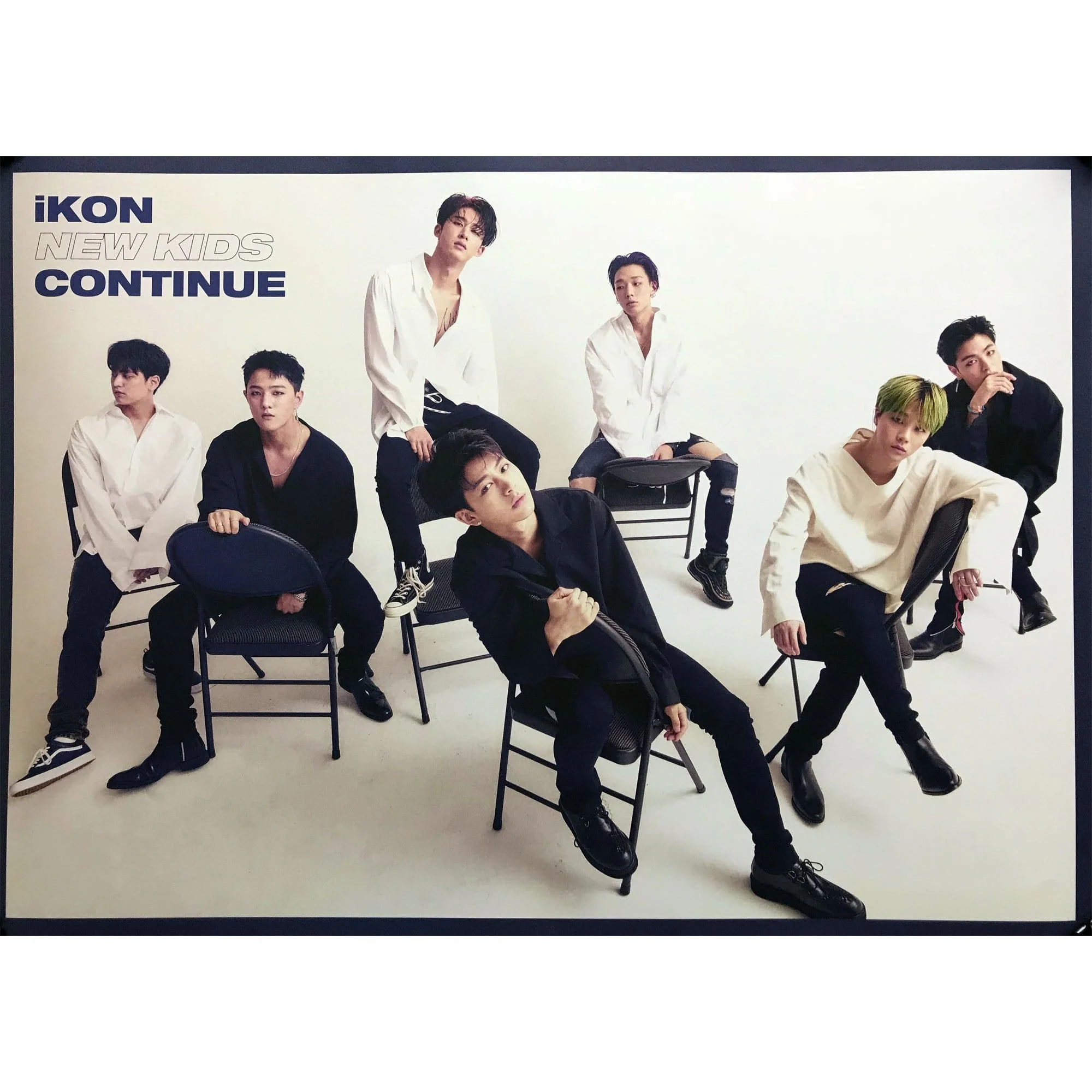 아이콘 | IKON | 1ST MINI ALBUM [ NEW KIDS: CONTINUE ] | POSTER ONLY