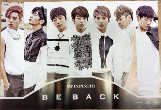 인피니트 | INFINITE | 2ND ALBUM REPACKAGE [ BE BACK ] | (B VER.) POSTER ONLY