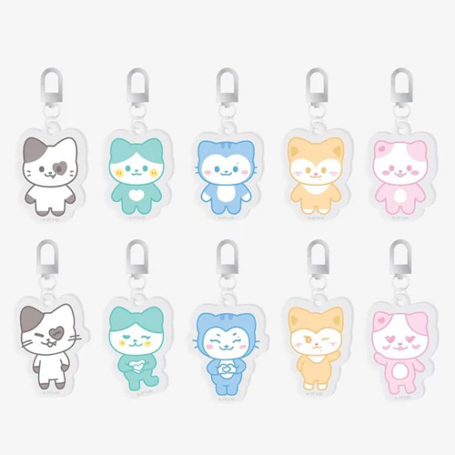 ITZY 3RD WORLD TOUR [ TUNNEL VISION ] OFFICIAL MD- TWINZY SECRET ACRYLIC KEYRING