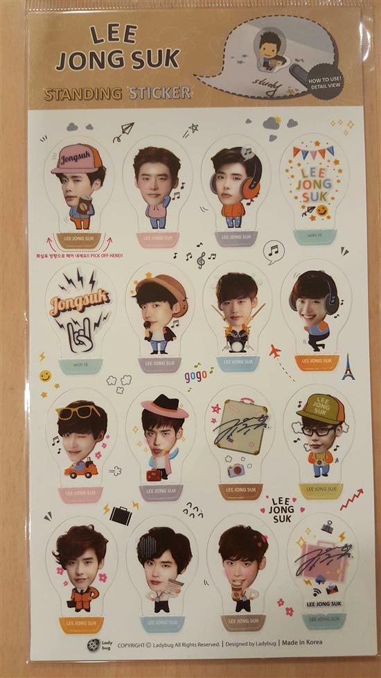 이종석 | LEE, JONGSUK-STANDING STICKER-