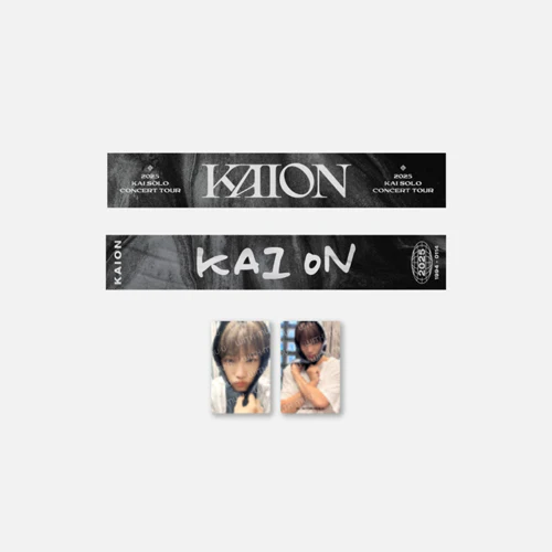 KAI 2025 SOLO CONCERT TOUR [ KAION ] IN SEOUL OFFICIAL MD | SLOGAN SET