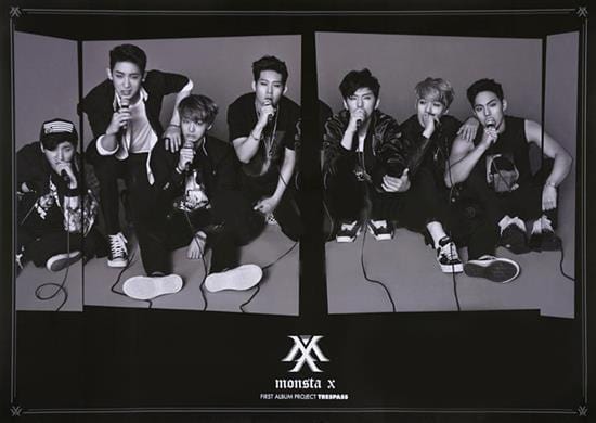 몬스타엑스 | MONSTA X | 1ST MINI ALBUM [ TRESPASS ] | POSTER ONLY
