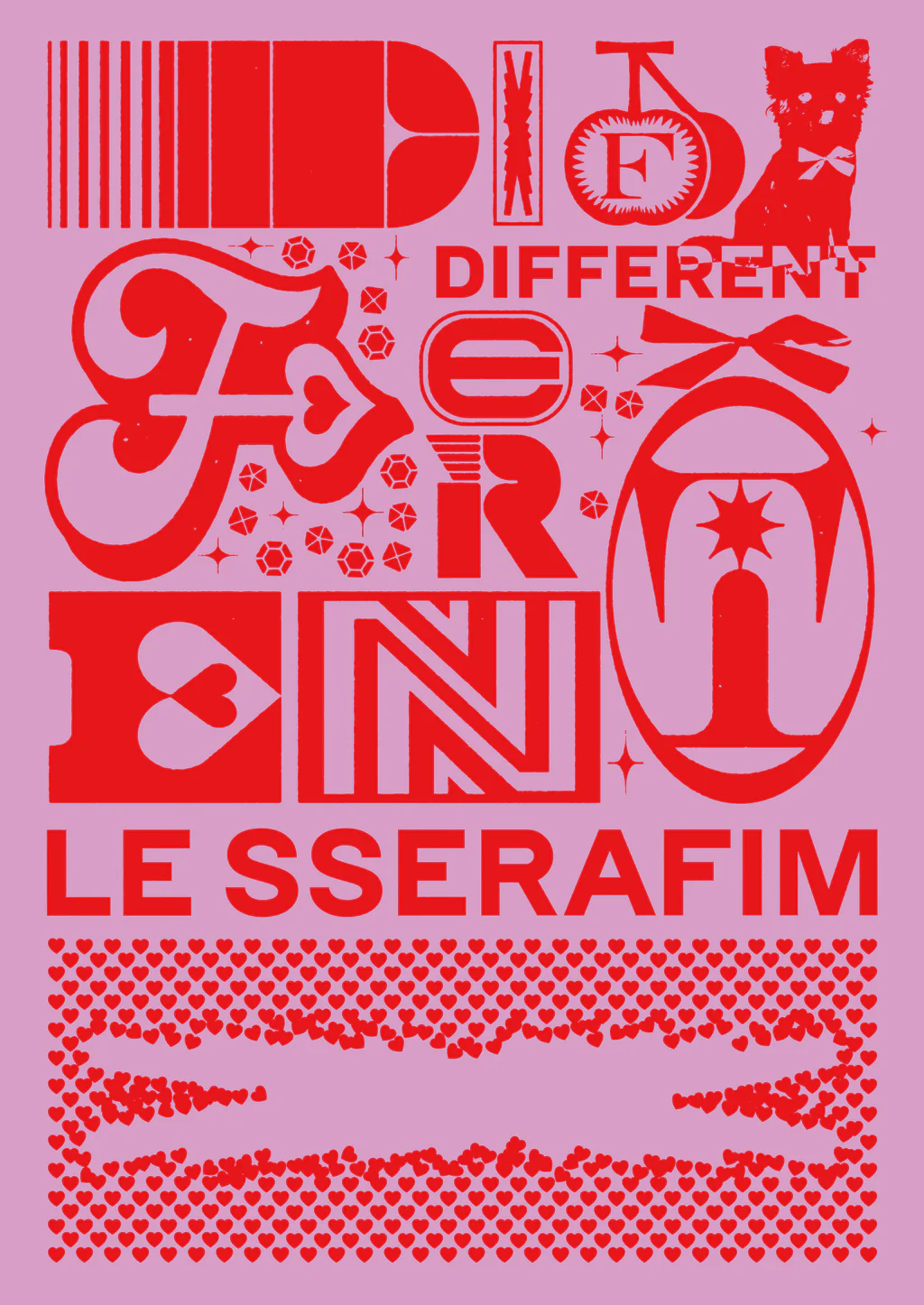 LE SSERAFIM DIFFERENT [Limited Edition / NOSTALGIC YLANG Edition Type B] JAPAN 4th Single