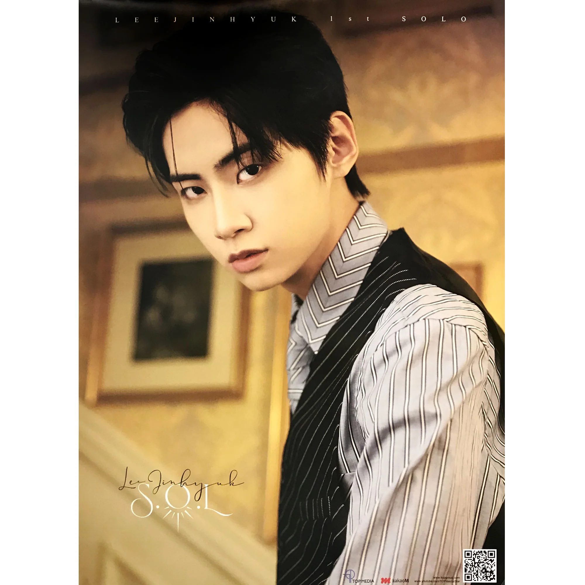 이진혁 | LEE JINHYUK | 1ST ALBUM [ S.O.L ] | (GOLD VER.) POSTER ONLY