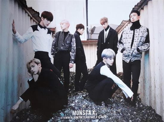 몬스타엑스 | MONSTA X | 4TH MINI ALBUM [ THE CLAN PART. 2 GUILTY ] | (INNOCENT VER.) POSTER ONLY