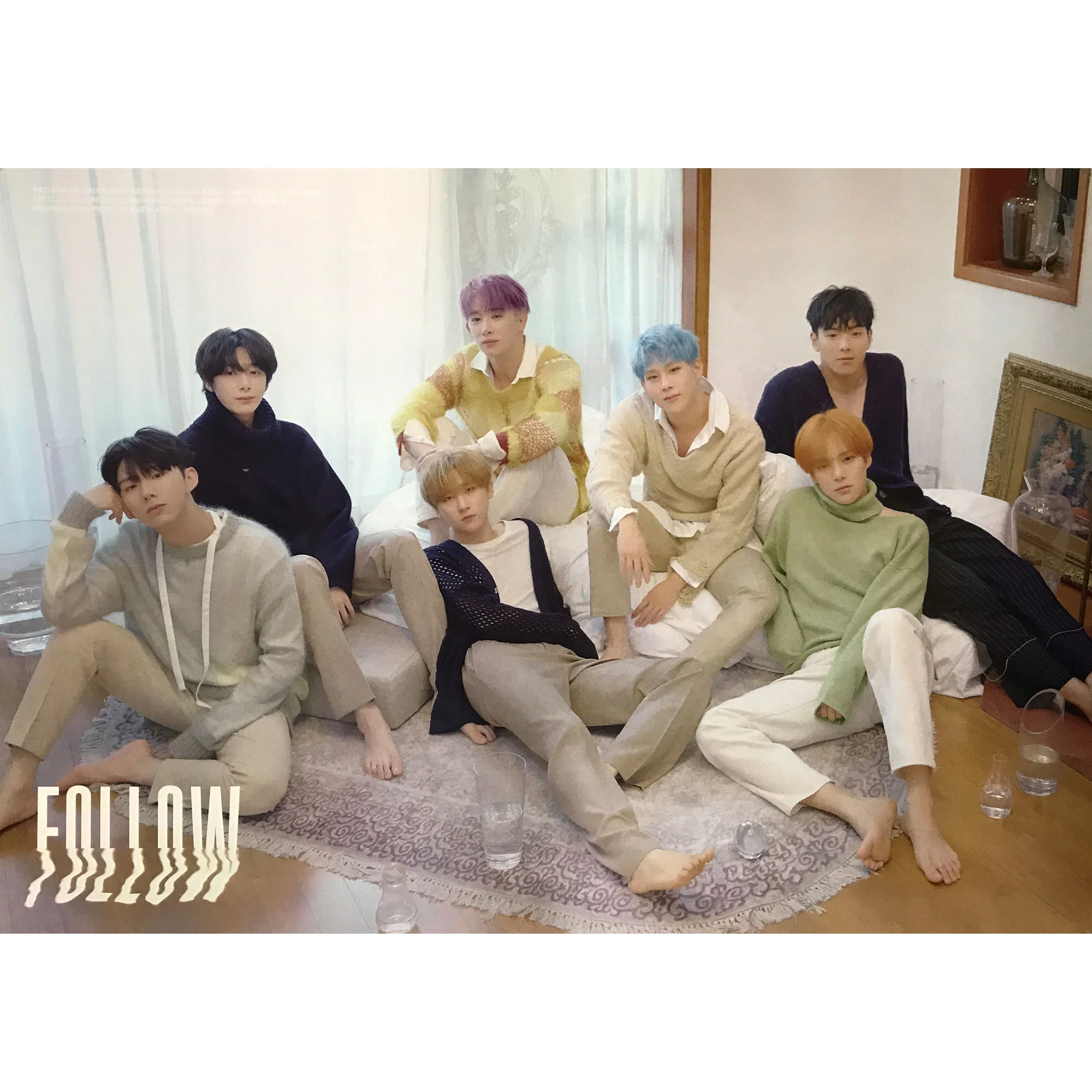 몬스타엑스 | MONSTA X | 7TH MINI ALBUM [ FOLLOW: FIND YOU ] | (D VER.) POSTER ONLY