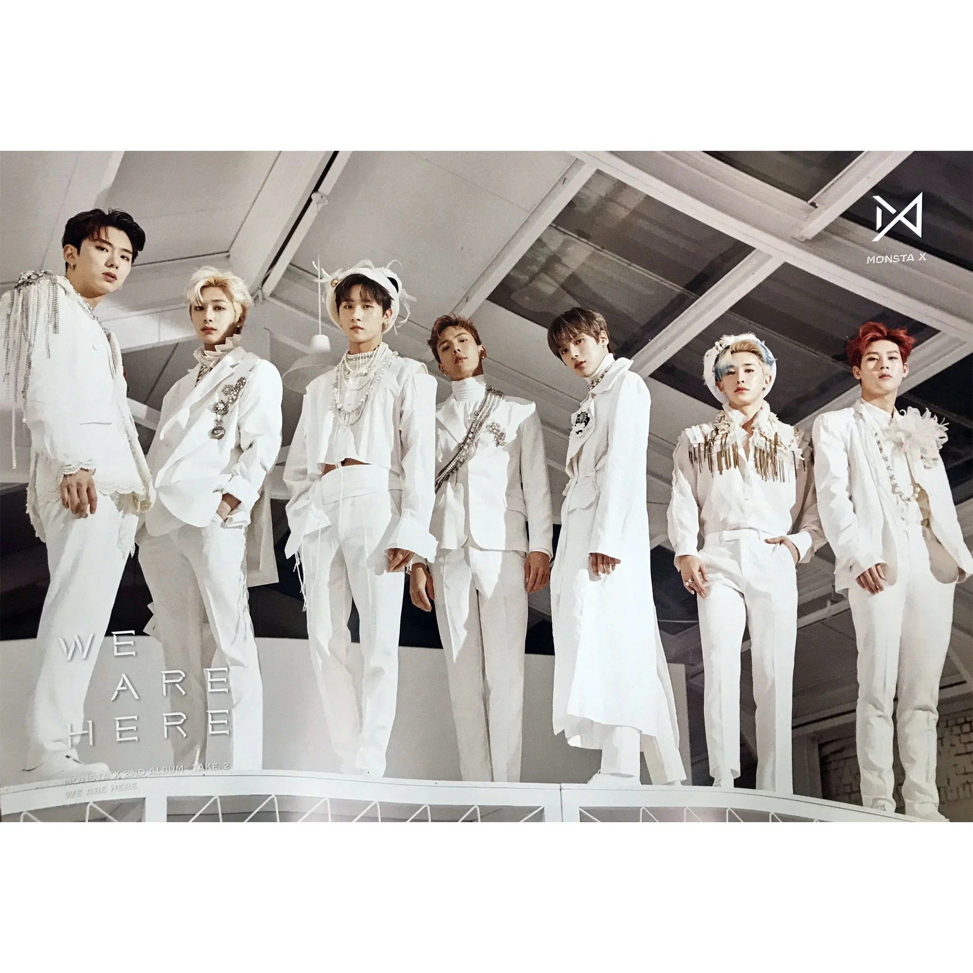 몬스타 엑스 | MONSTA X | 2ND ALBUM [ TAKE 2. WE ARE HERE ] | POSTER ONLY - Image 4