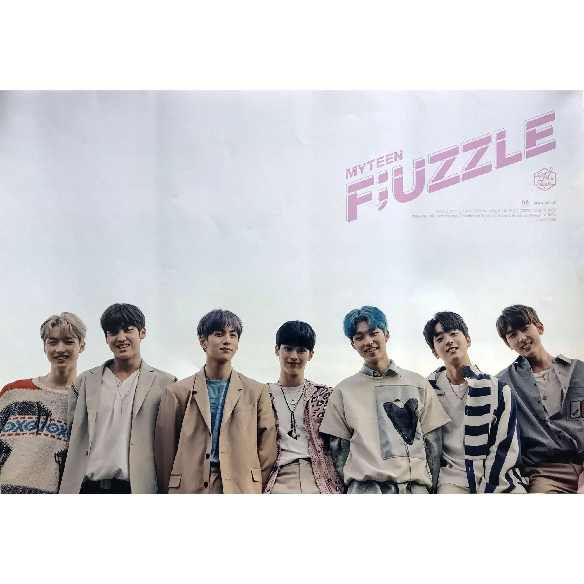 마이틴 | MYTEEN | 2ND MINI ALBUM [ F;UZZLE ] | POSTER ONLY