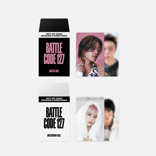 NCT 127 | 2025 SM ARTIST SEASON’S GREETINGS OFFICIAL MD TRADING CARD SET