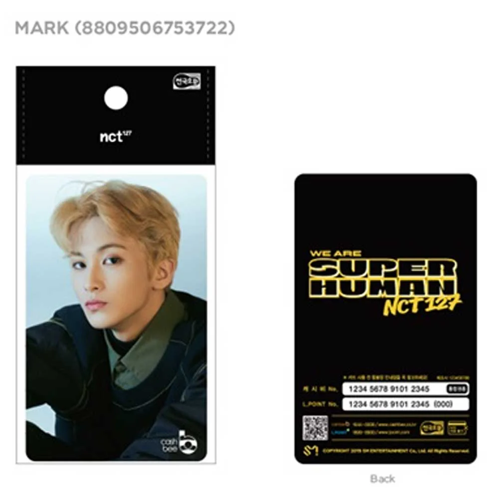 엔시티127 | NCT 127 [ WE ARE SUPERHUMAN ] CASHBEE TRANSPORTATION CARD MARK VERSION