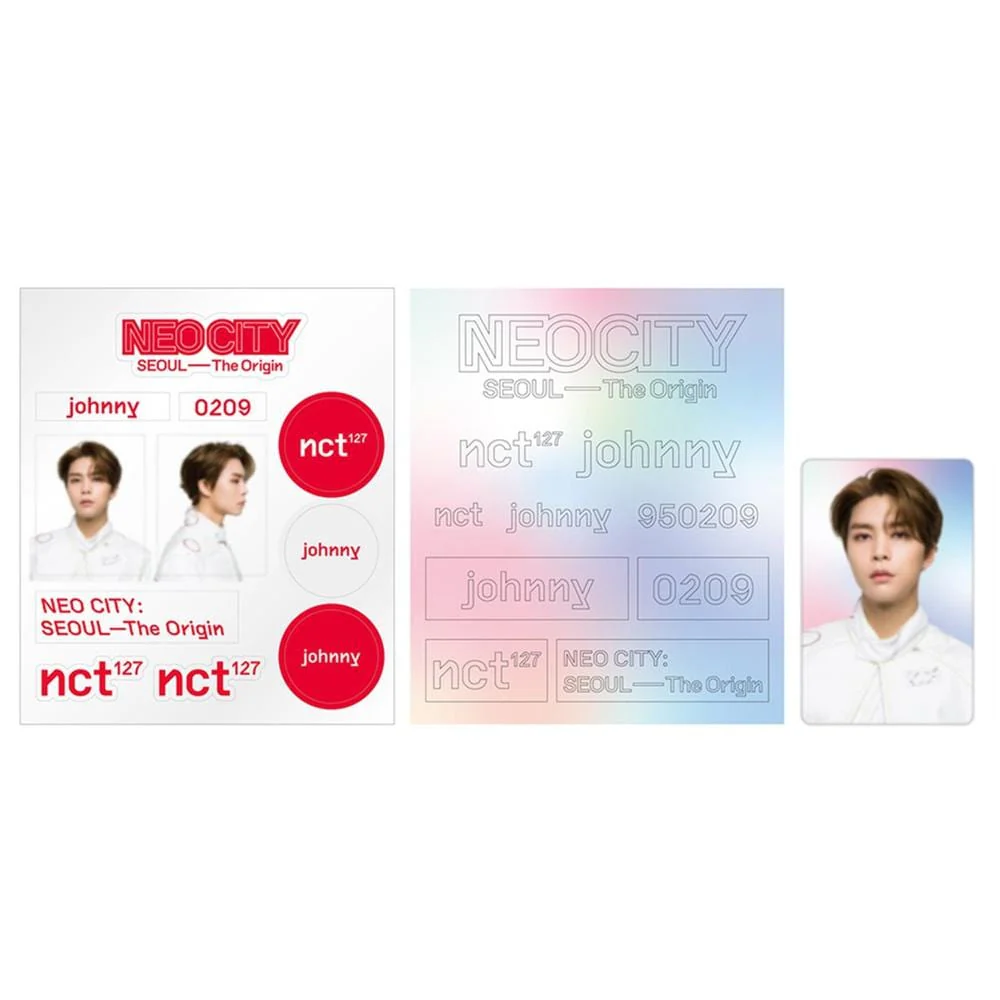 엔시티127 | NCT 127 [ NEO CITY : SEOUL - THE ORIGIN ] LIGHT STICK DECO STICKER + PHOTO CARD - Image 3