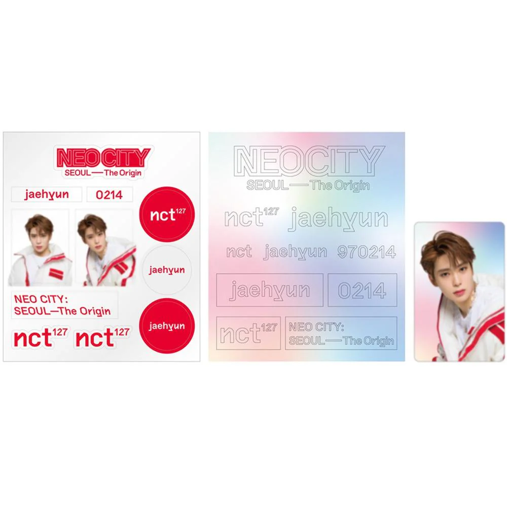 엔시티127 | NCT 127 [ NEO CITY : SEOUL - THE ORIGIN ] LIGHT STICK DECO STICKER + PHOTO CARD - Image 4