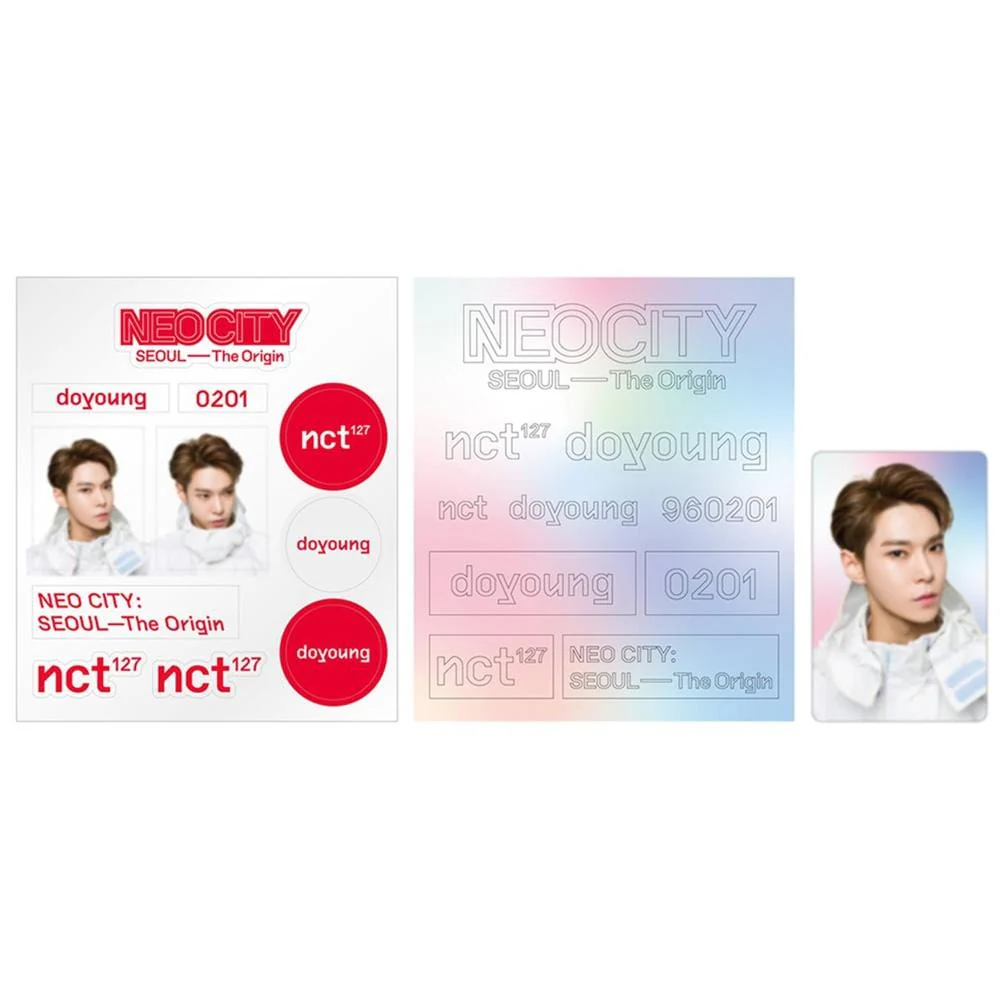 엔시티127 | NCT 127 [ NEO CITY : SEOUL - THE ORIGIN ] LIGHT STICK DECO STICKER + PHOTO CARD - Image 5