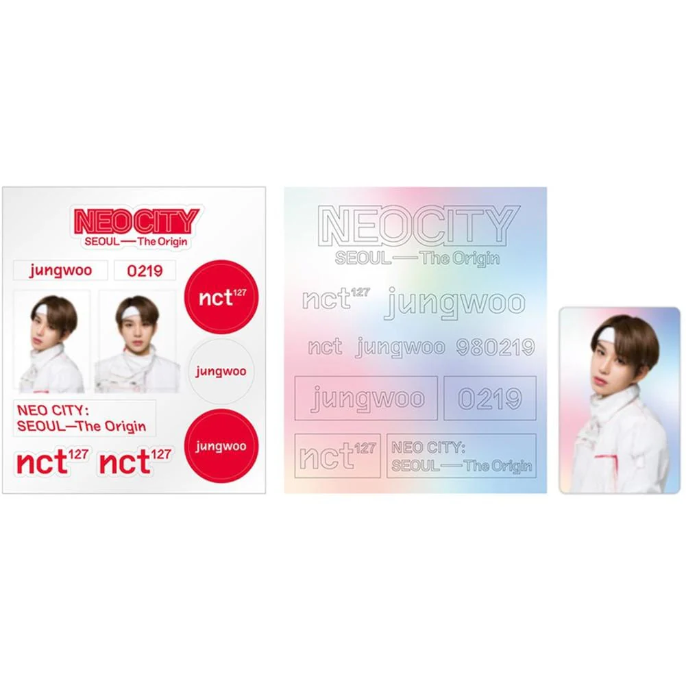 엔시티127 | NCT 127 [ NEO CITY : SEOUL - THE ORIGIN ] LIGHT STICK DECO STICKER + PHOTO CARD - Image 7