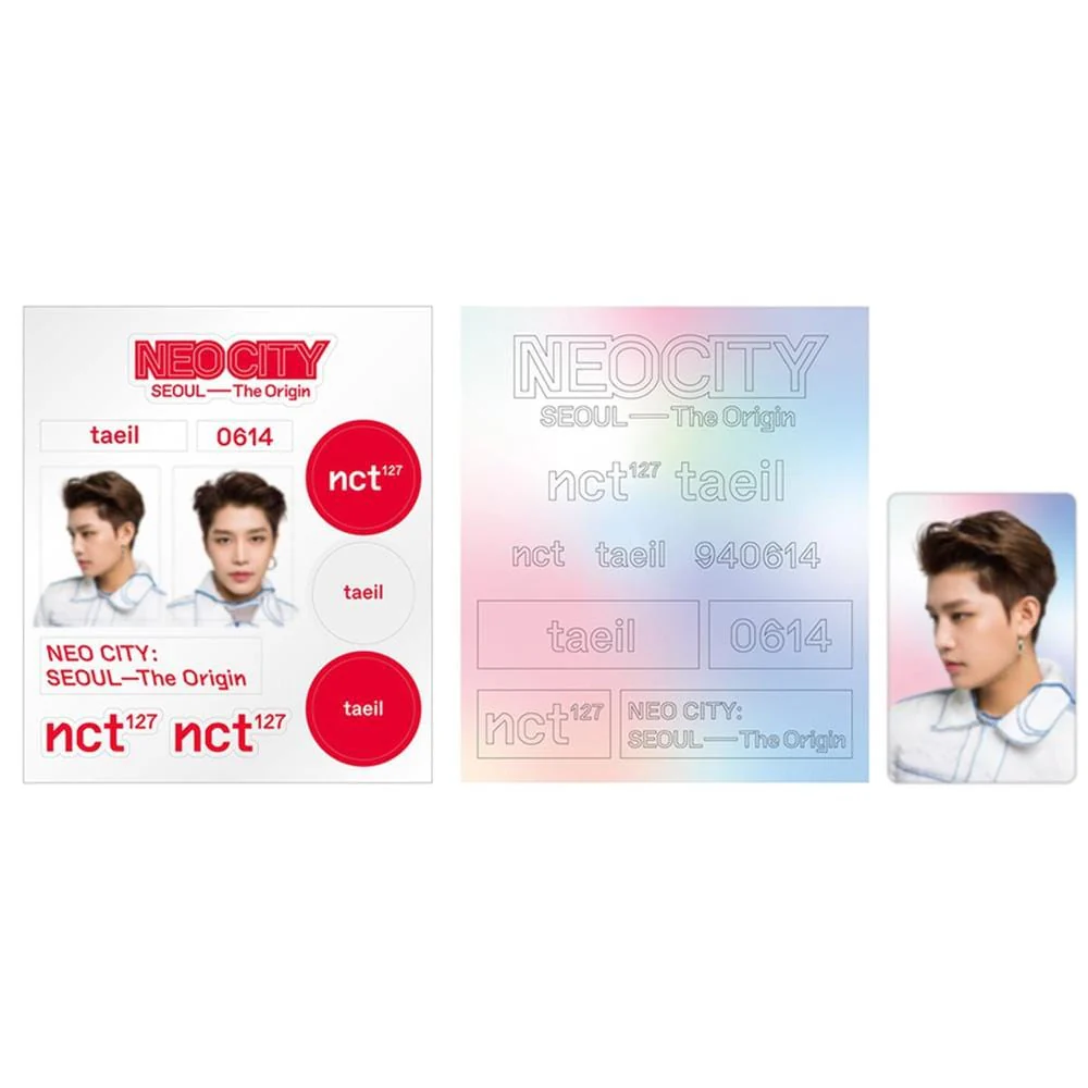 엔시티127 | NCT 127 [ NEO CITY : SEOUL - THE ORIGIN ] LIGHT STICK DECO STICKER + PHOTO CARD - Image 8