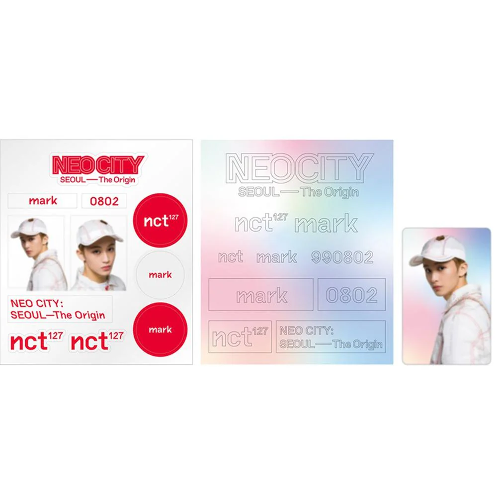 엔시티127 | NCT 127 [ NEO CITY : SEOUL - THE ORIGIN ] LIGHT STICK DECO STICKER + PHOTO CARD - Image 9