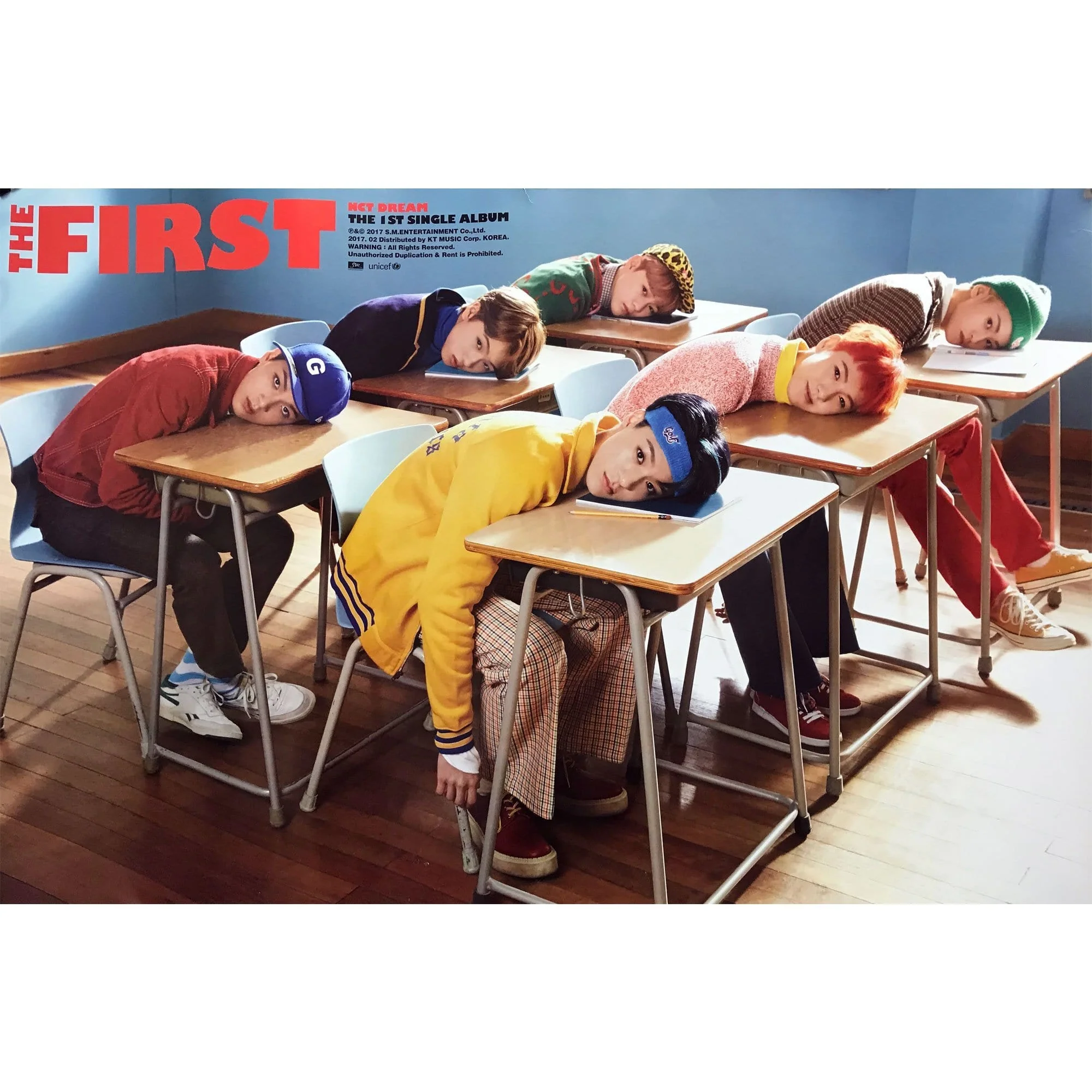 엔시티 드림 | NCT DREAM | 1ST SINGLE ALBUM [ THE FIRST ] | POSTER ONLY - Image 2