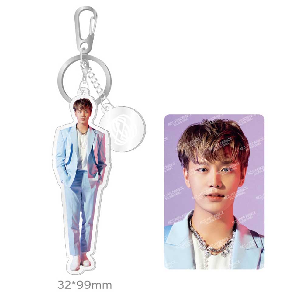 엔시티2020 | NCT 2020 [ GLOBAL WAVE ] ACRYLIC KEYRING + PHOTO CARD SET - Image 2