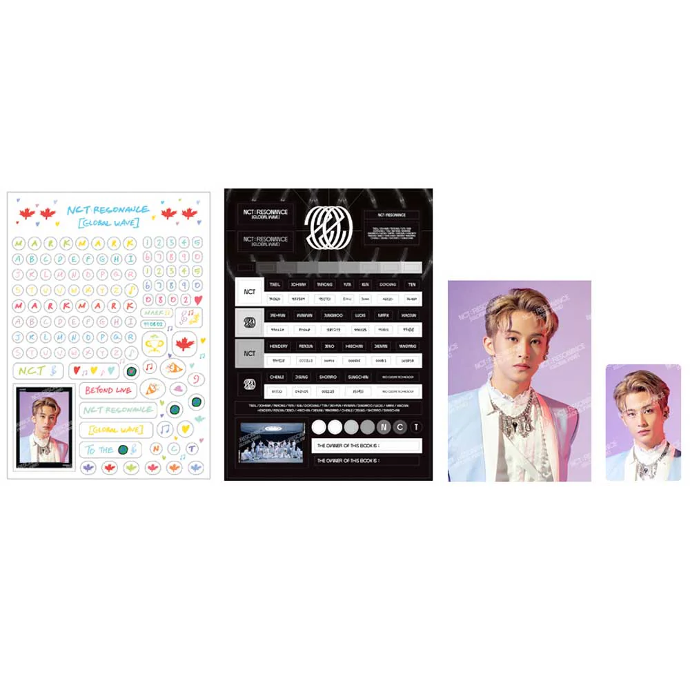 엔시티2020 | NCT 2020 [ GLOBAL WAVE ] DECO STICKER + PHOTO SET