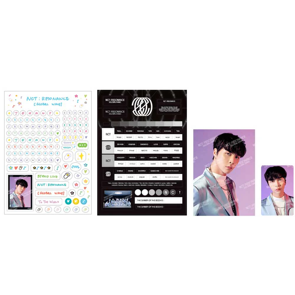 엔시티2020 | NCT 2020 [ GLOBAL WAVE ] DECO STICKER + PHOTO SET - Image 3